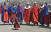 Maasai women and child